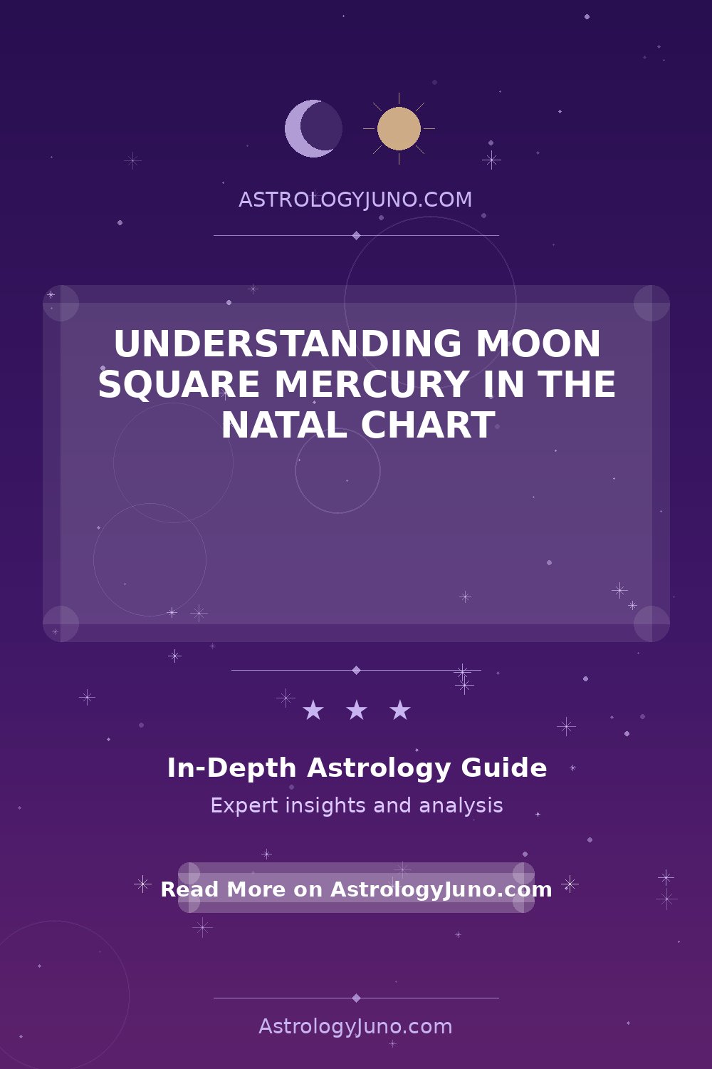 Moon Square Mercury: Insights & Interpretations - Astrology Juno