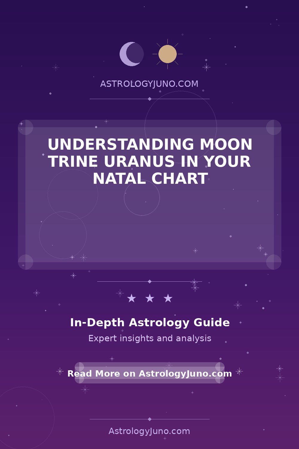 Moon Trine Uranus: Natal Chart Insights - Astrology Juno