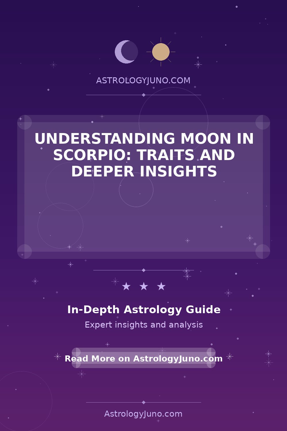 Moon in Scorpio: Traits, Meaning & Insights - Astrology Juno