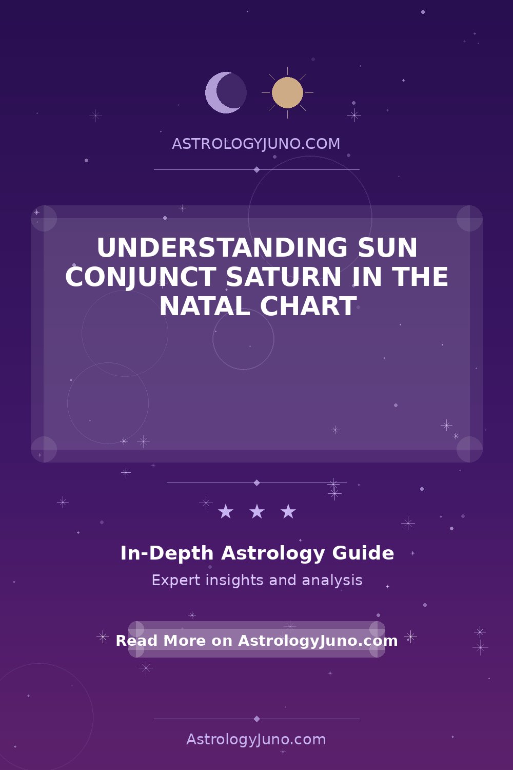 Sun Conjunct Saturn: Natal Chart Insights - Astrology Juno