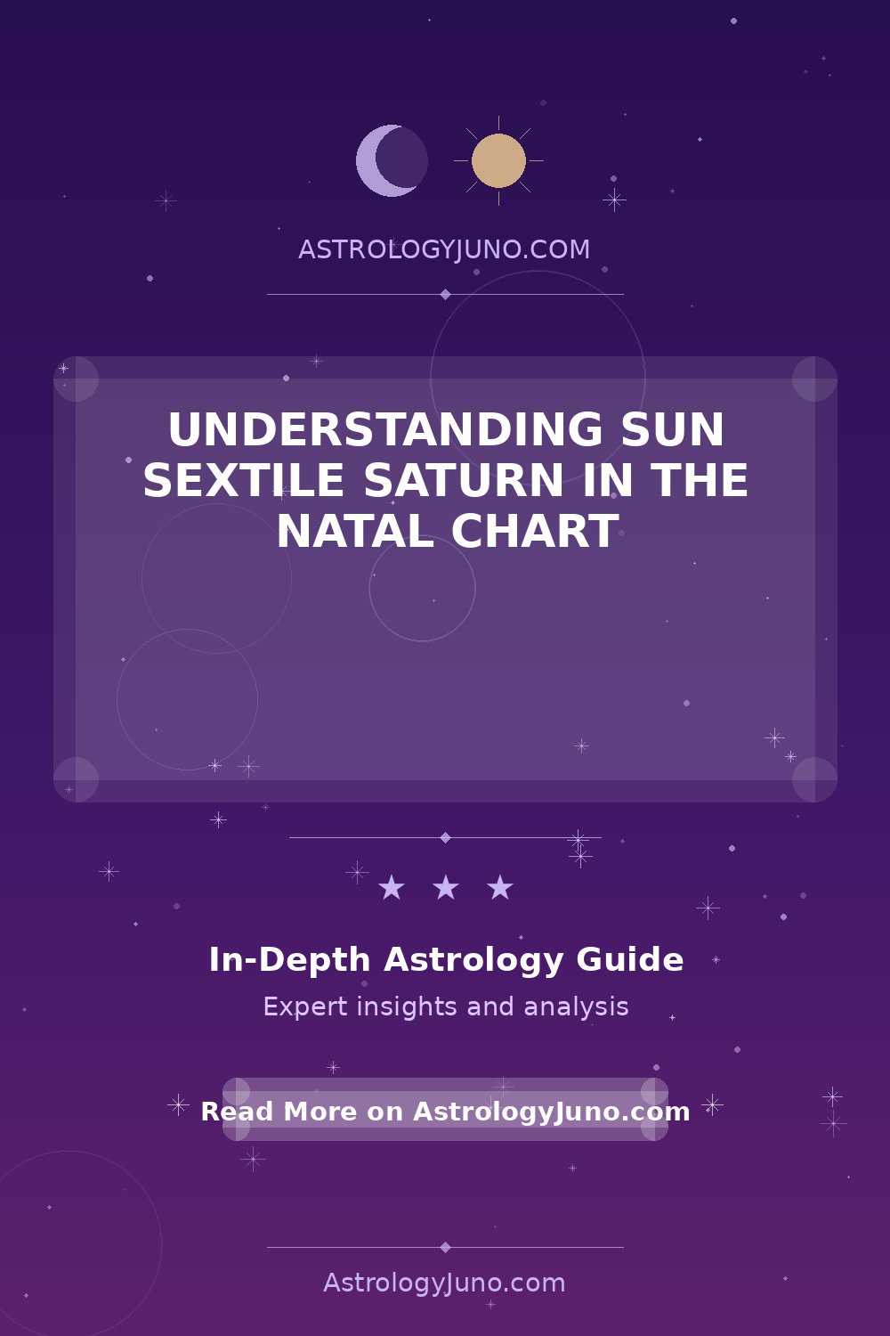 Sun Sextile Saturn: Natal Chart Insights - Astrology Juno
