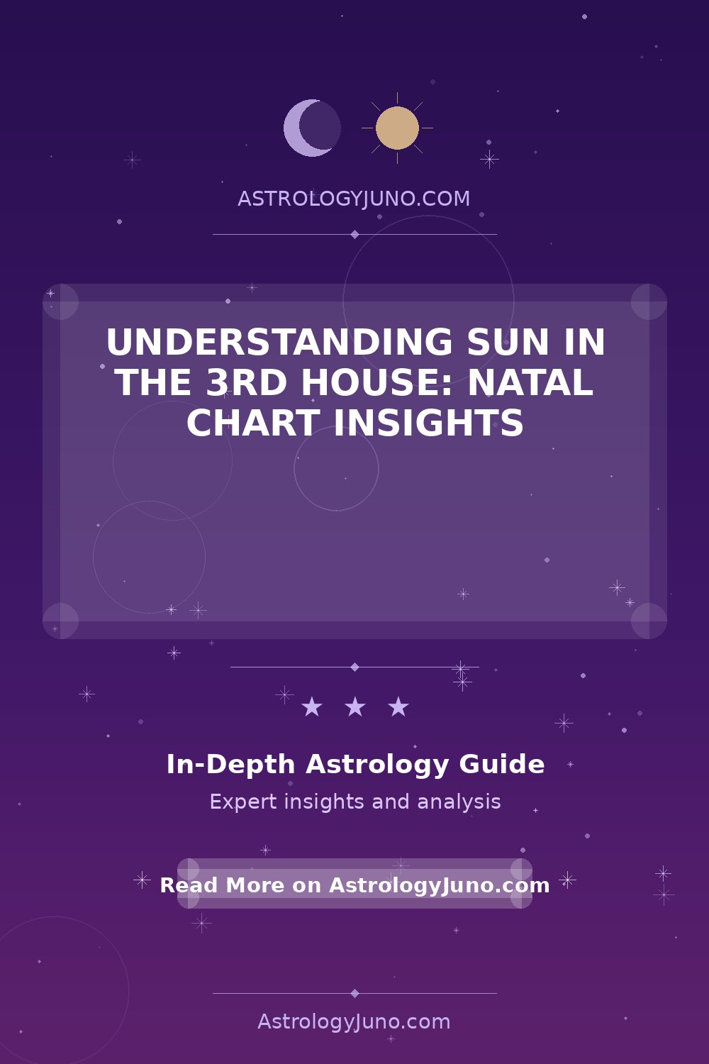 Sun in the 3rd House: Natal Chart Interpretation - Astrology Juno