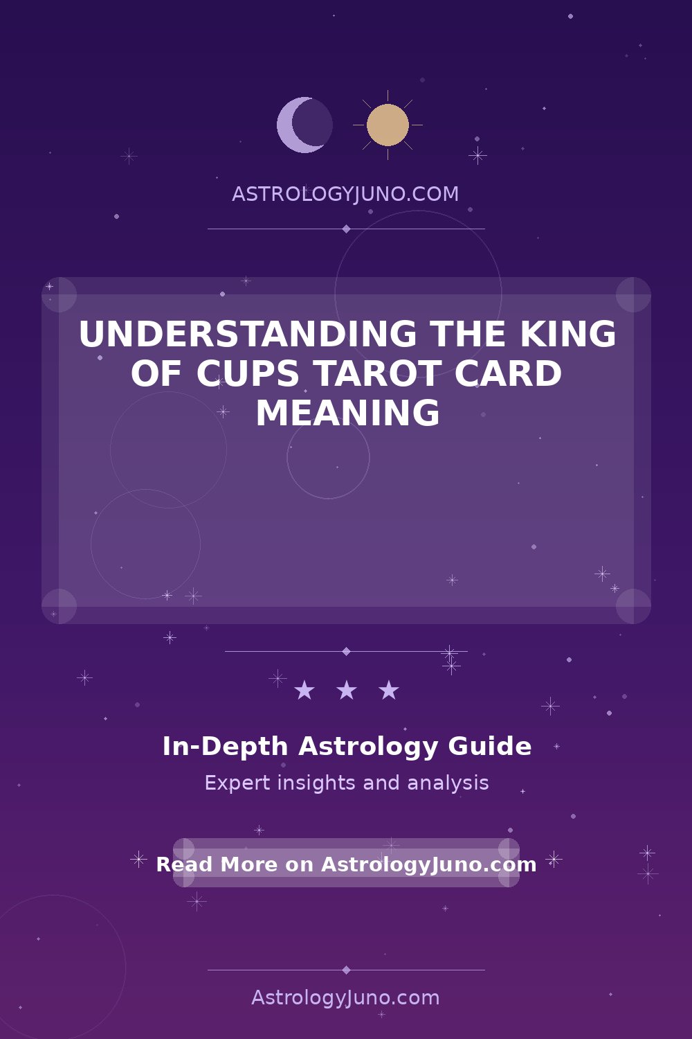 King of Cups Tarot Card Meaning & Interpretation - Astrology Juno
