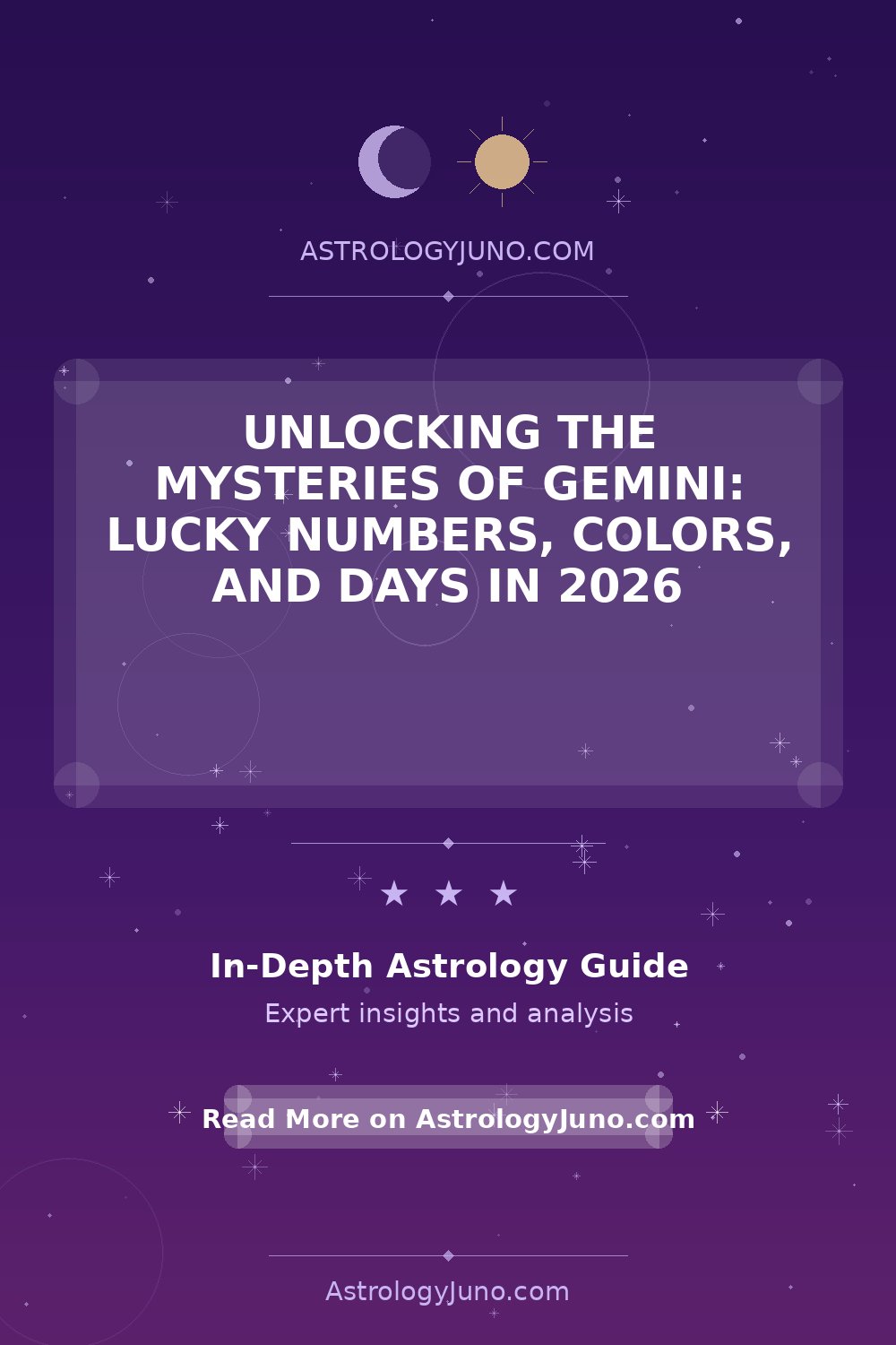 Unlocking the Mysteries of Gemini: Lucky Numbers, Colors, and Days in ...