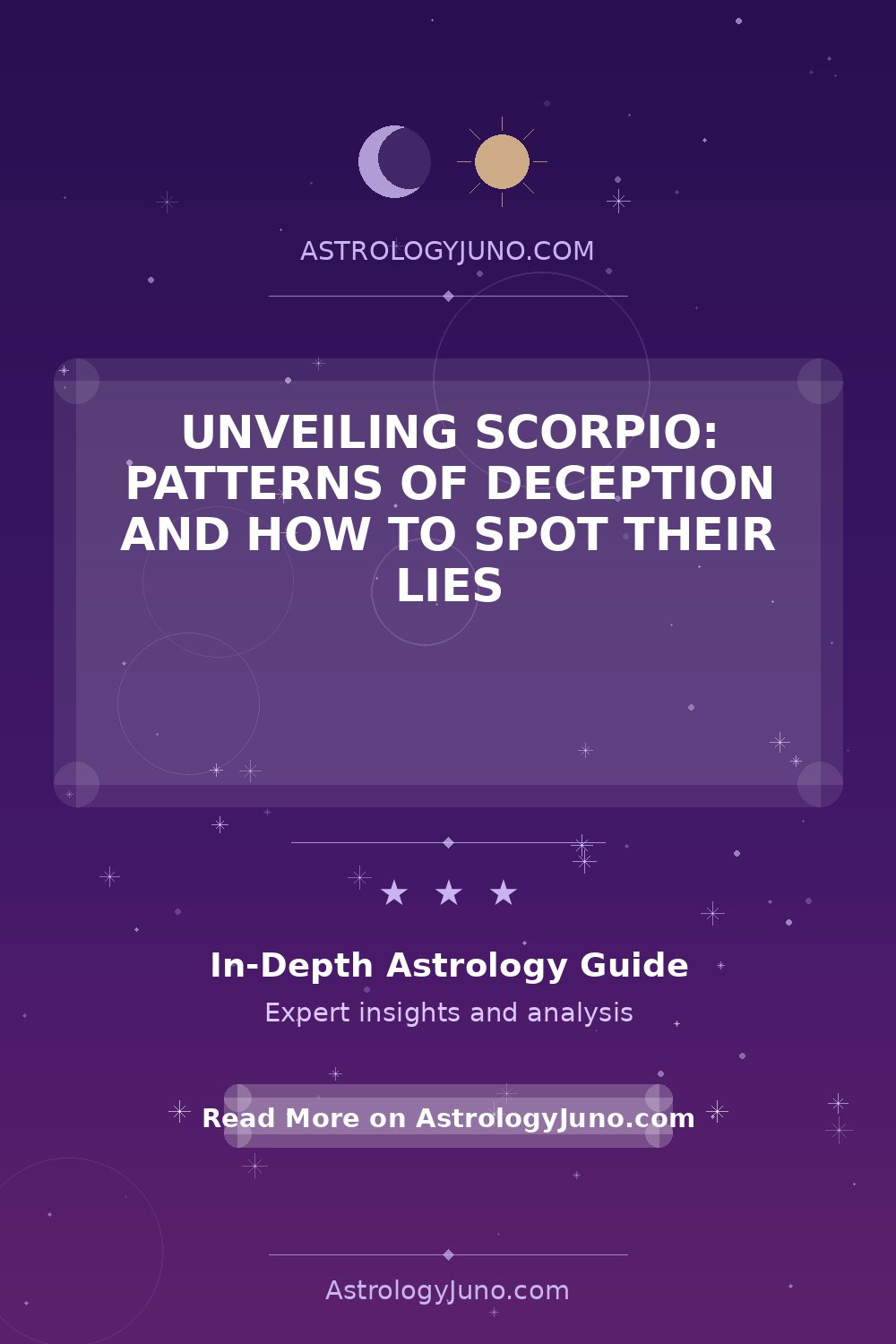 Unveiling Scorpio: Patterns of Deception and How to Spot Their Lies ...