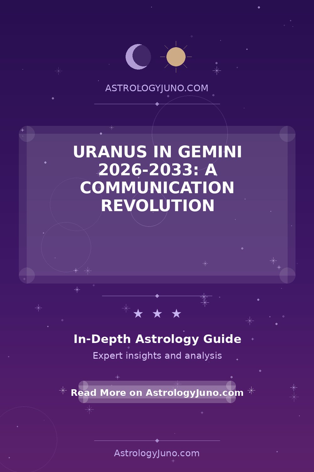 Uranus in Gemini: Transforming Communication 2026-2033 - Astrology Juno
