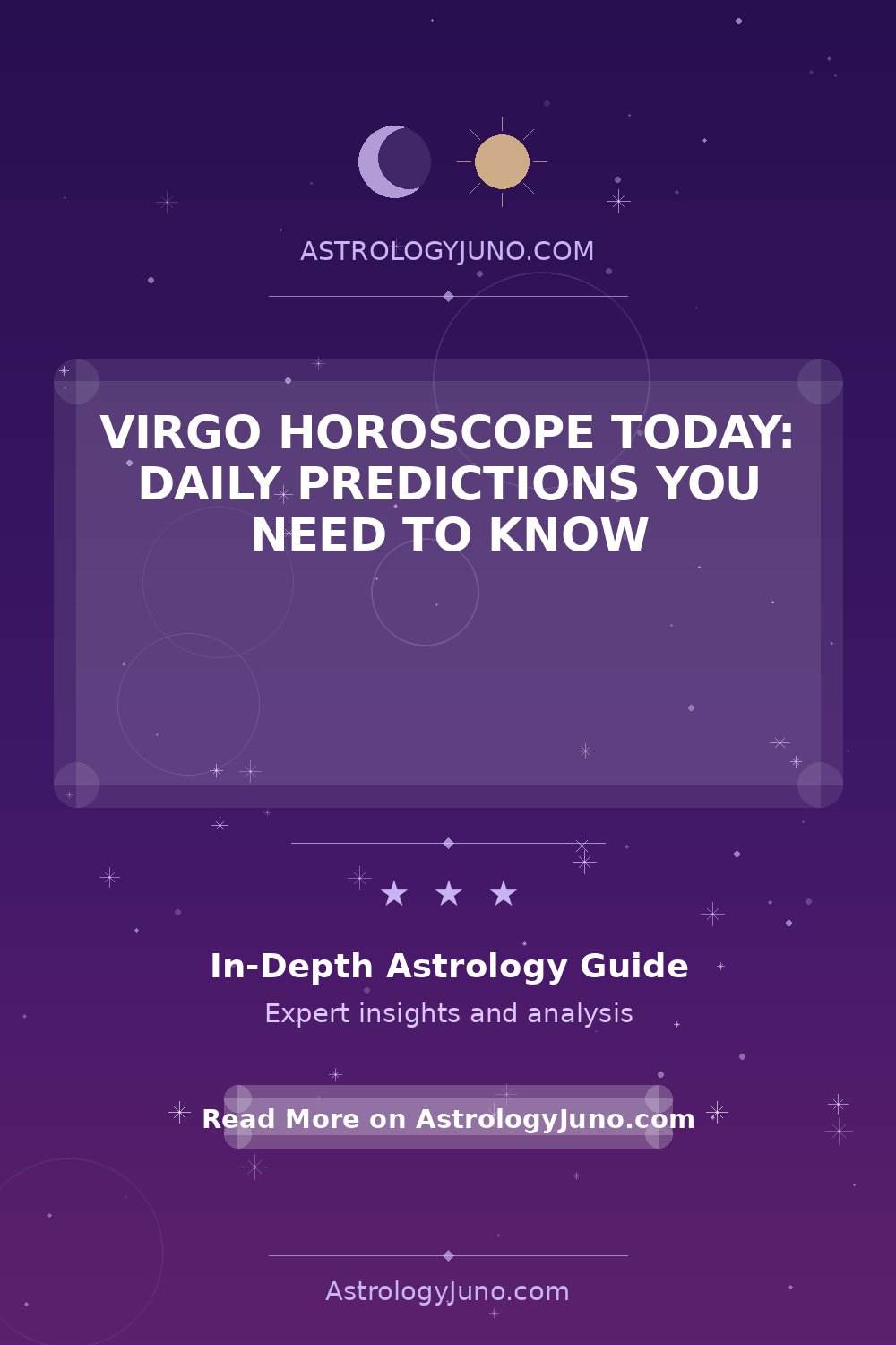 Virgo Daily Horoscope: Insights and Predictions - Astrology Juno