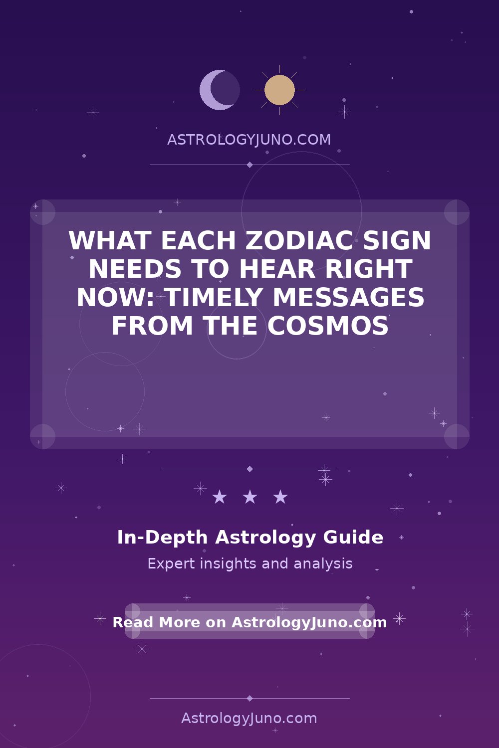 What Each Zodiac Sign Needs to Hear Right Now: Timely Messages from the ...