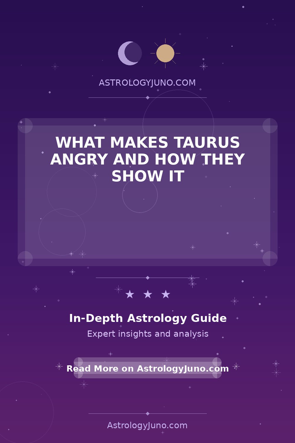 Understanding Taurus Anger and Reactions - Astrology Juno