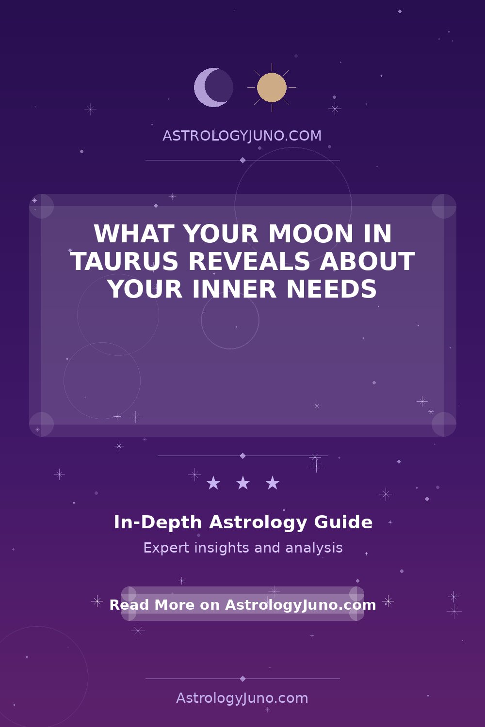 What Your Moon in Taurus Reveals About Your Inner Needs - Astrology Juno
