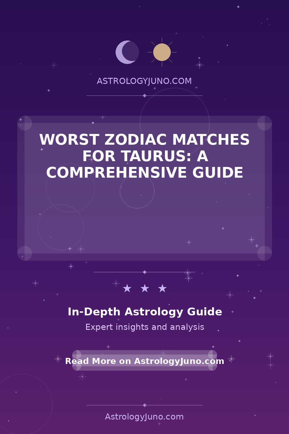 Taurus Worst Zodiac Matches Explained - Astrology Juno