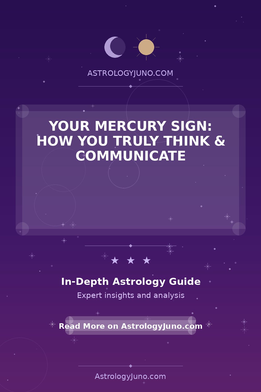 Your Mercury Sign: How You Truly Think & Communicate - Astrology Juno