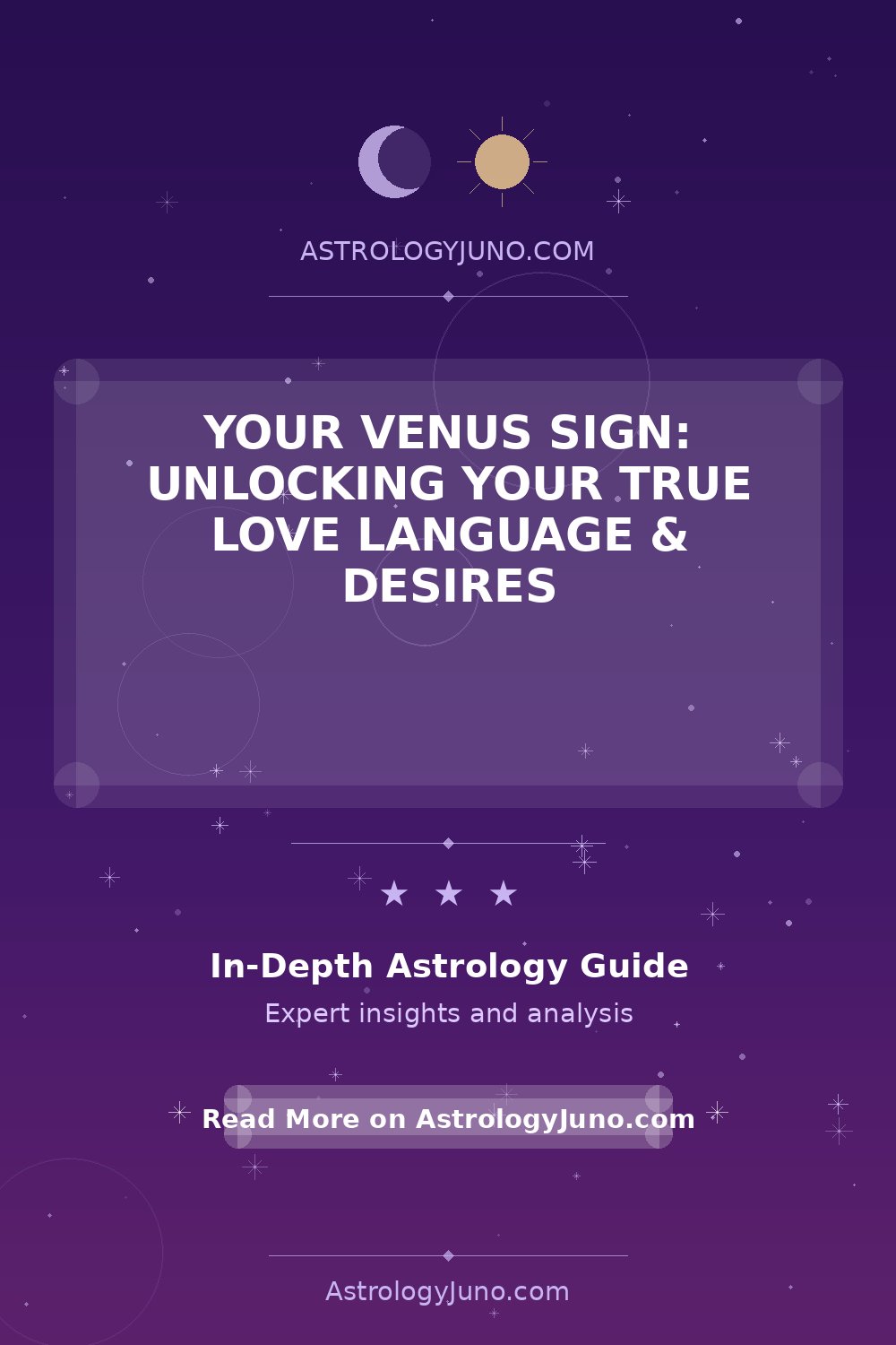Your Venus Sign: Unlocking Your True Love Language & Desires ...