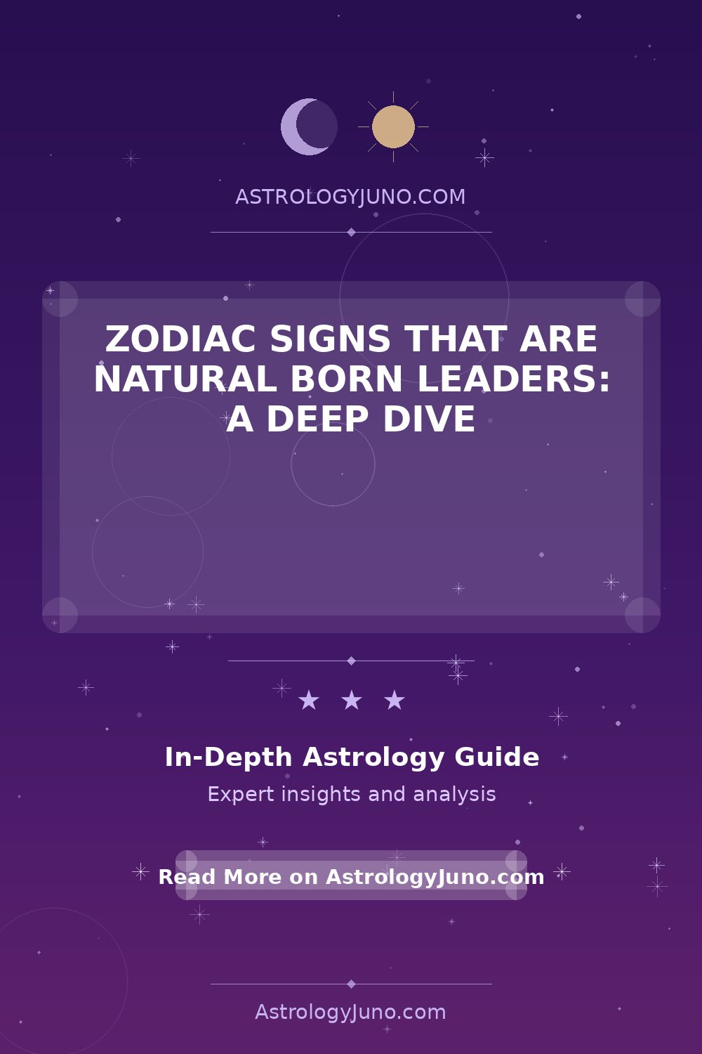 Natural Born Leaders: Zodiac Signs Unveiled - Astrology Juno